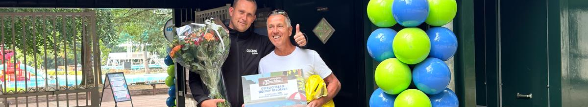 Boschbad verwelkomt 100.000e bezoeker van dit seizoen